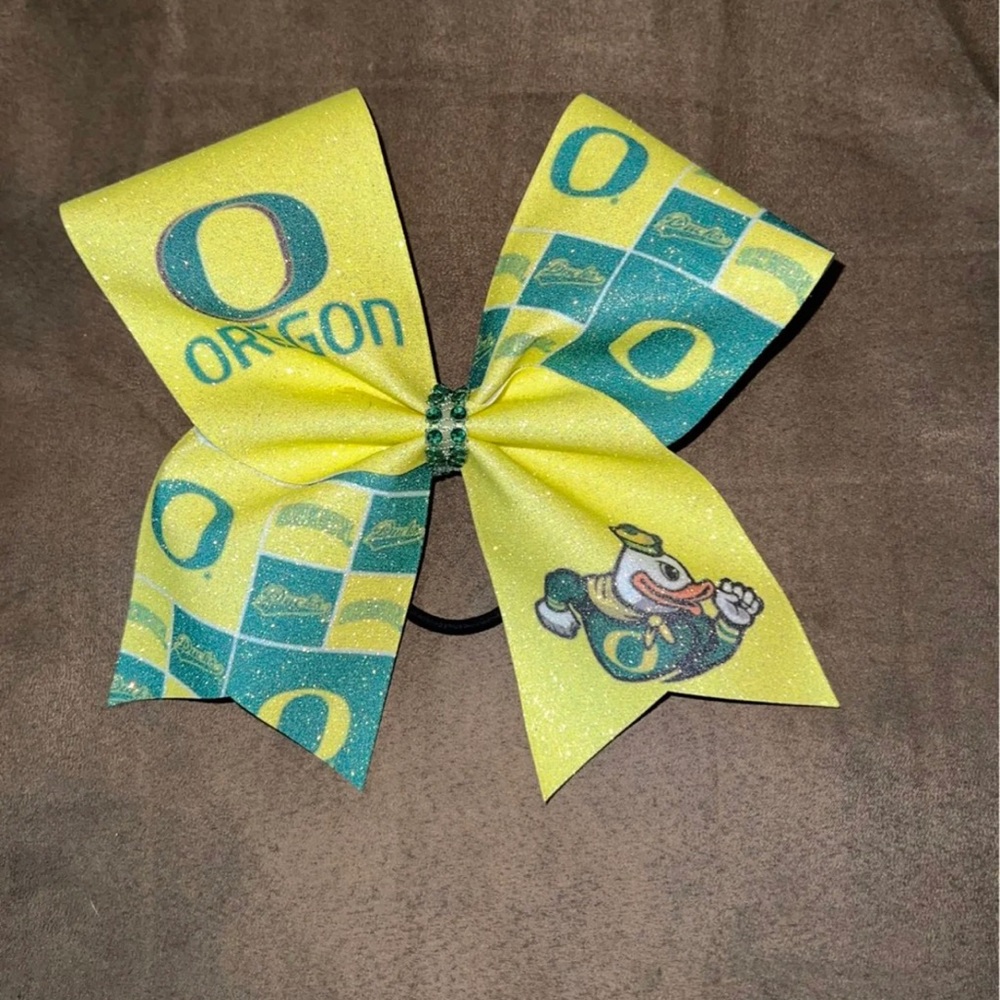 Oregon Ducks hair bow